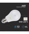 E27 8,5W LED-Lampe - A60, 200 Grad