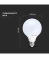 E27 10W LED Globe-Lampe - Ø9,5 cm