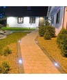 V-Tac Einbaustrahler - Rund, Edelstahl, GU10 Fassung