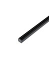 V-Tac 1 Meter Schiene für Schienenspots - Schwarz, 3-Phasen, komplett mit Anschluss und Endkappe