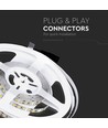 5m 8W/m LED-Streifen - 12V DC, 120 LEDs pro Meter, 8mm breit