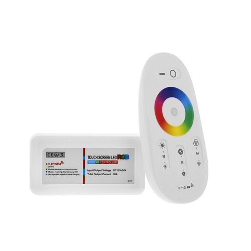 RGB-Controller mit Fernbedienung - RF kabellos, 12V (216W), 24V (432W)