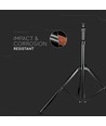 V-Tac Stativ für Fluter - Tripod, schwarz, klappbar