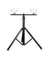 V-Tac Stativ für Fluter - Tripod, schwarz, klappbar