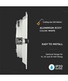 G53 AR111 Einbaustrahler - Weiß, 17,4 x 17,4 cm