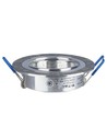MR16 oder GU10 Downlight-Set - Ohne Leuchtmittel, gebürstetes Aluminium, Lochausschnitt: Ø7,5 cm, Maße: Ø9,1 cm