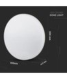 15W LED-Deckenleuchte - IP44, Ø20cm, rund