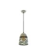 V-Tac Pendelleuchte - Matt Grau, Metall, E27