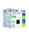 5W LED Wandleuchte - IP65 Außenbereich, quadratisch, verstellbarer Abstrahlwinkel, schwarz, inkl. Leuchtmittel