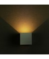 5W LED Wandleuchte - IP65 Außenbereich, weiß, quadratisch, verstellbarer Abstrahlwinkel, inkl. Leuchtmittel