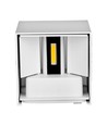 5W LED Wandleuchte - IP65 Außenbereich, weiß, quadratisch, verstellbarer Abstrahlwinkel, inkl. Leuchtmittel