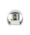 5W LED Wandleuchte - IP65 Außenbereich, Rund, Weiß, Verstellbarer Abstrahlwinkel, Inkl. Leuchtmittel