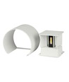 5W LED Wandleuchte - IP65 Außenbereich, Rund, Weiß, Verstellbarer Abstrahlwinkel, Inkl. Leuchtmittel