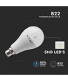 B22 15W LED-Leuchtmittel - A65, leistungsstarke Birne