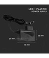 18W / 12V DC Netzteil für LED-Streifen - 1.5A, IP44 Feuchtraum