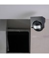 Bewegungsmelder - IP44 Außenbereich, LED-freundlich, schwarz, PIR-Infrarot