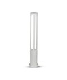 V-Tac 10W LED Gartenlampe - Weiß, 80 cm, IP65, 230V