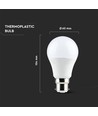 B22 9W LED-Lampe
