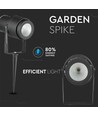 V-Tac 12W LED Gartenlampe - Schwarz, mit Erdspieß, IP65, 230V