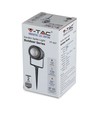 V-Tac 12W LED Gartenlampe - Schwarz, mit Erdspieß, IP65, 230V