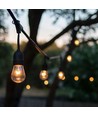 V-Tac Lichterkette für 15 Stück E27 Lampen - 15 Meter, IP54, 230V, ohne Leuchtmittel