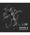 Runde T-Verteilerdose - IP68 wasserdicht, Schwarz, zur Verbindung von Kabeln