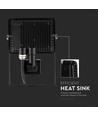 30W LED-Flutlicht mit Sensor - Samsung LED-Chip, Arbeitsleuchte