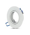 MR16 oder GU10 Downlight-Set, ohne Leuchtmittel, mattweiß, Lochausschnitt: Ø7,5 cm, Maße: Ø9,1 cm