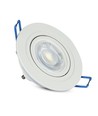 MR16 oder GU10 Downlight-Set, ohne Leuchtmittel, mattweiß, Lochausschnitt: Ø7,5 cm, Maße: Ø9,1 cm