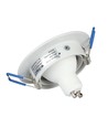 MR16 oder GU10 Downlight-Set, ohne Leuchtmittel, mattweiß, Lochausschnitt: Ø7,5 cm, Maße: Ø9,1 cm