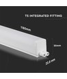 V-Tac 16W Kompaktleuchte - Samsung LED-Chips, 120 cm
