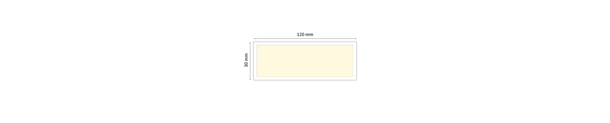 LED Panele 120x30 cm