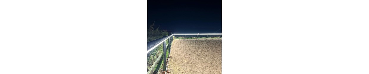 Reitplatz LED Streifen