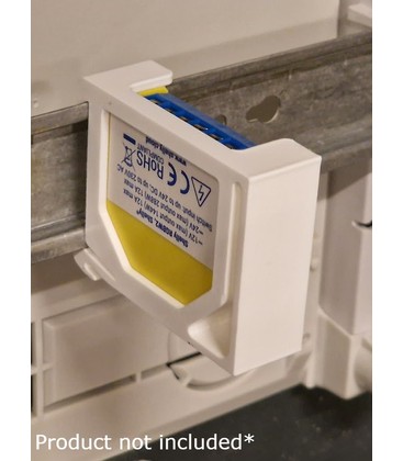 Installation eines Shelly Geräts mit dem passenden DIN-Schienenadapter